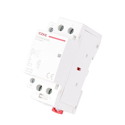 Contacteur modulaire AC EZZON YCCH6 2P 25A pour rail DIN - 6