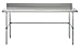 Kratos Commercial Worktable, All-Stainless Steel Kitchen Prep Open Base Table, 30