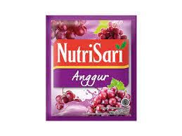 NutriSari Anggur Grape Instant Drink Powder 10-ct, 110 gram