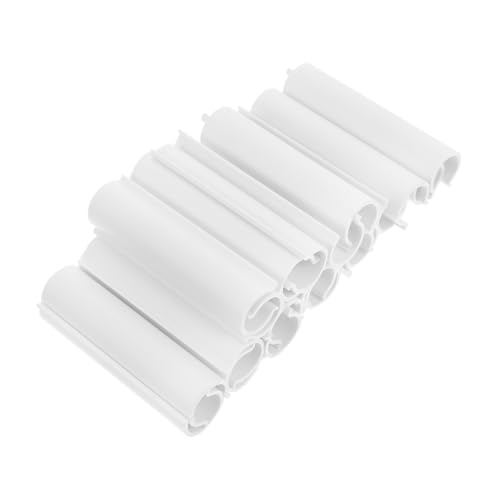 WOONEKY 20 Piezas Clips de Plástico para Plantas de Invernadero de Fijación Versátil para Redes y Mallas Abrazaderas Resistentes para Jardín Accesorios para Protegido