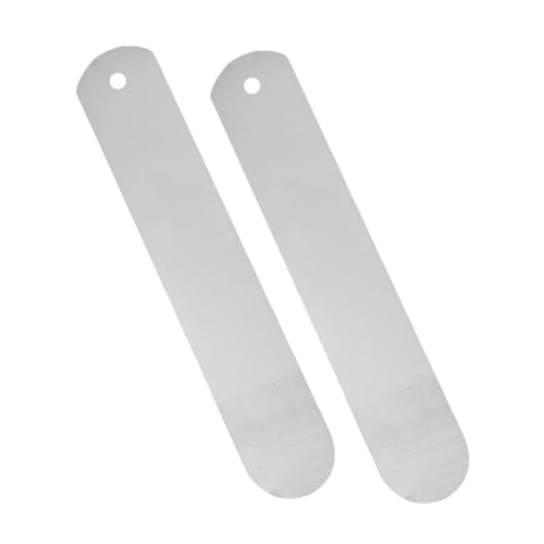 JEWEDECO 2pcs Sock Styling Board Straight Sock Shaper Aluminum Over Door Storage Holders