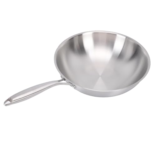 Wok de acero inoxidable 304, 34 cm miniatura 2