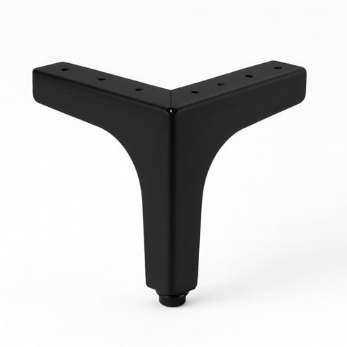 12 cm Siyah Metal Dayanıklı Dekor Mobilya Ayağı Modern Tasarım Koltuk Sehpa Masa TV Ünitesi Uyumlu