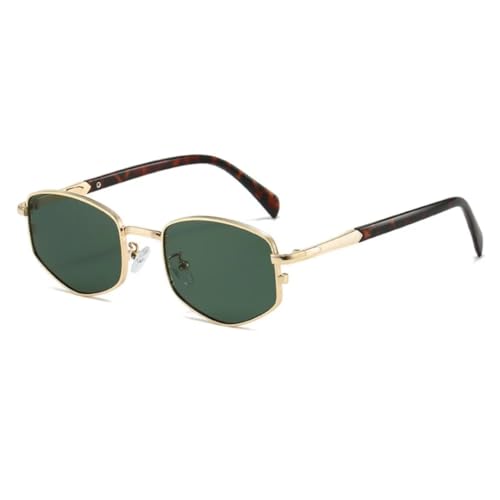 Lunettes de soleil rétro en métal verres dégradés anti reflet