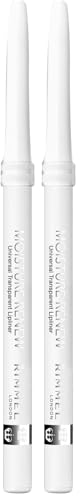 Rimmel Moisture Renew Lip Liner - Clear Lip Liner with Shea Butter for Invisible Lip Color Protection that Nourishes Lips - Transparent, .04oz (Pack of 2)