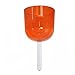 FMTY Perfect Pitch Solid Handle Crystal Singing Bowl Chakra Bowl with Bamboo Mallet and Travel Carrying Bag for Sound Healing Handle Colored Crystal Singing Bowl (Orange, 432Hz D note)
