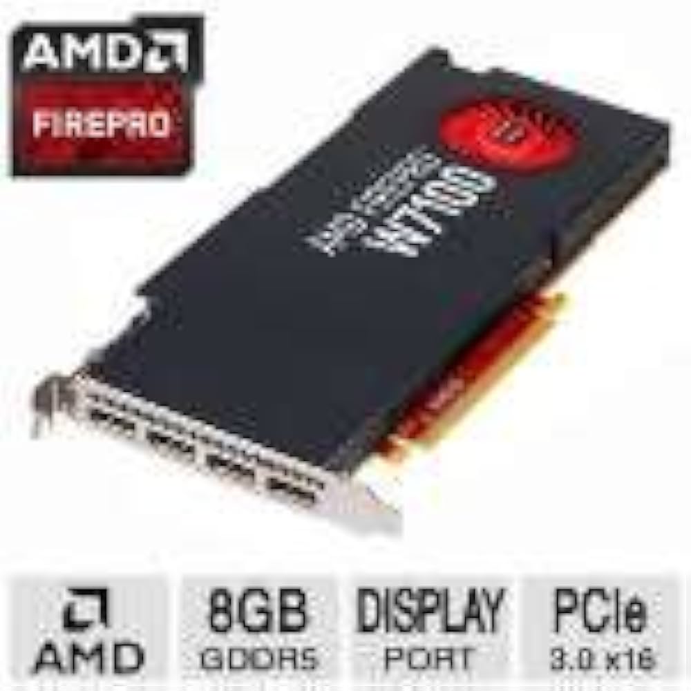 AMD FIREPRO W7100 8GB 4DP ビデオカード　動作確認済 Amazon.com: ATI AMD FirePro W7100 8GB GDDR5 4 DisplayPorts