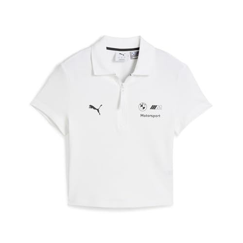 PUMA Women's Standard BMW M Motorsport Classic Baby Polo, White SS25, X-Large