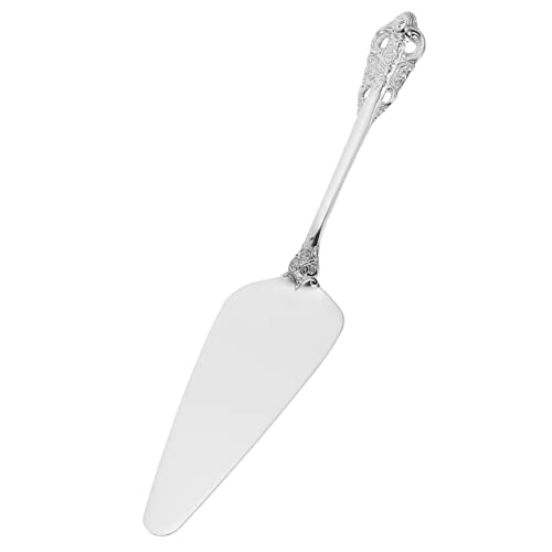 OUNONA Stainless Steel Cake Decorating Spatula with Elegant Handle Versatile Icing Tool for Weddings Birthdays Anniversaries Easy to Grip Use for Serving Cakes and Pizzas