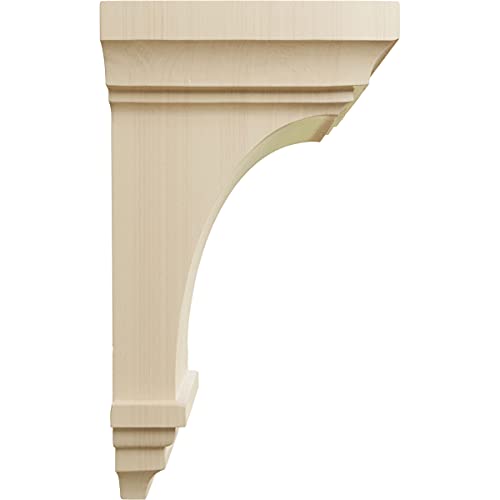 Ekena Millwork CORW06X06X12JERW Large Jefferson Wood Corbels, 6"W x 6 3/4"D x 12"H, Rubberwood by Ekena Millwork - Used condition - Image 3