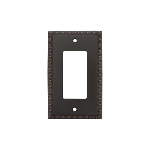 Image of Nostalgic Warehouse Egg & Dart Deco Electrical Outlet Switch Plate Cover
