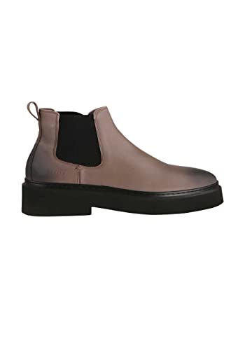 Copenhagen Chelsea Boots Leder Stretch-Einsatz grau Größe 41