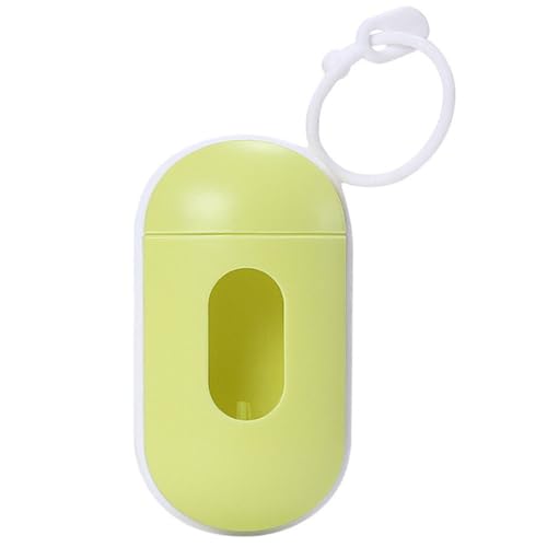 mophrati Animaux de Compagnie Poubelle cueillette Sac Distributeur Organisateur de Stockage Rechargeable Sacs à déchets Support Poche collecteur Nettoyage Transporteur, Vert