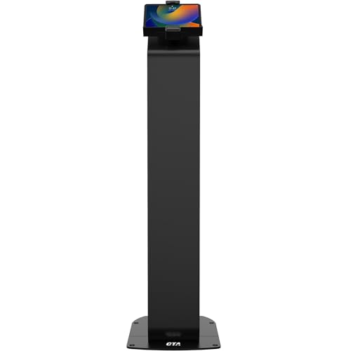 Image of Premium Universe Floorstand - CTA Heavy-Duty w /Security Holder for Universe Series Cases - iPad Mini 6, 7 /8 /9, 10 Pro & Galaxy Tab Active 4 Pro - (OTT-PARAF)