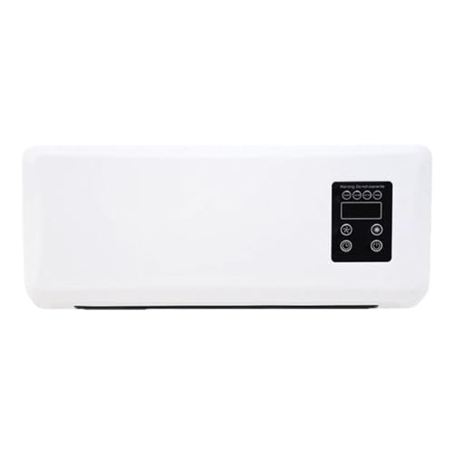 Hzoibyze Calefactor Eléctrico de Pared con Temporizador 8h Y Pantalla Calefacción Rápida Silenciosa Temperatura Ajustable Y Función Tender Ropa Apto para D