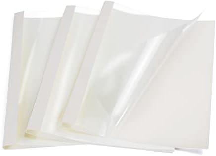 Copertine Per Rilegatura Termica Rayson A4 - 25 Pezzi, Spessori 2/3/4/6/12mm, Per 15-100 Fogli, Bianco