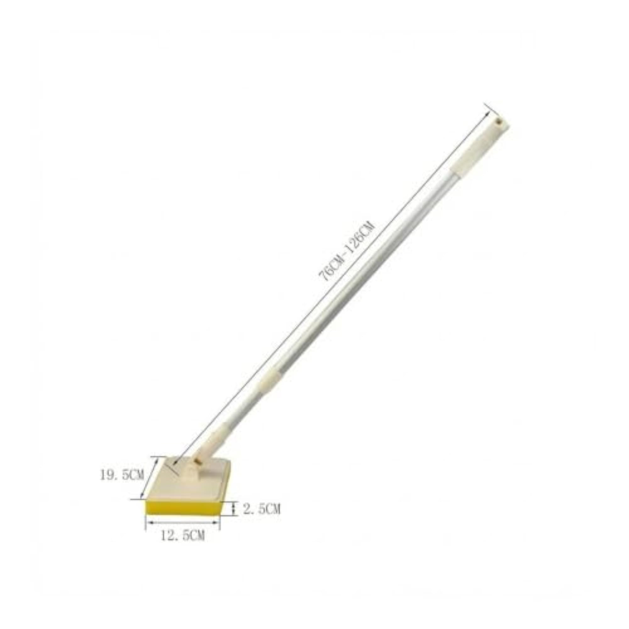 Long-Handled Sponge Cleaning Brush, Non-Scratch Scrubber
