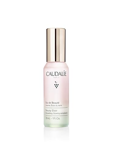 Caudalie 014 Beauty Elixir Face Mist: Toner That Tightens Pores + Reduces Dullness + Sets Makeup cover