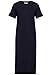 Street One Damen Midi-Kleid mit Rundhals und Knöpfen