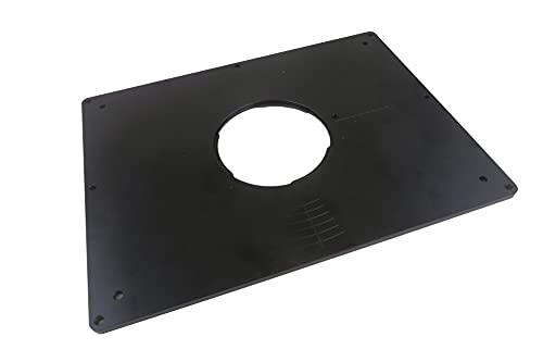 Taytools 388206 Router Table Insert Plate for Router Tables Anodized Aluminum 9\" x 12\" x 1/4\" Thick