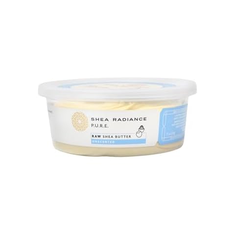 Shea Radiance P.U.R.E Raw Shea Butter | 100% Natural & Unrefined Body Butter | Soothes, Softens, & Increases Collagen | Long Lasting Moisture | Moisturizer for Sensitive Skin | Unscented (7.5 oz) Cover