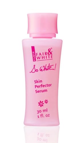 FAIR & WHITE So White Skin Brightening Serum 30ml - For Face, Elbows Knees, Feet - with Kojic Acid and Castor Oil