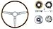 1967-68 Wood Steering Wheel Kit