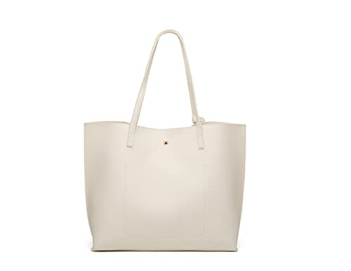 Image of Dreubea Women's Soft Faux Leather Tote Shoulder Bag from, Big Capacity Tassel Handbag