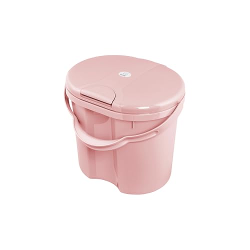 Rotho Babydesign Seau à couches en plastique recyclé Rose