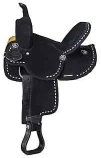 Barrel Racing Western Wooden Tree Horse Saddle Custom Cowboy Cowgirl Handmade Premium Leather Pleasure Comfort Trail Tack Equestrian Tooled Carved Saddle for Riding Size: 10-18 inch Seat, MO-09