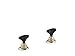 Kohler 98068-6NRO-AF Artifacts Nero Marquina T Bathroom Sink Faucet Handles in Vibrant French Gold