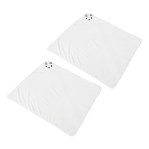 Serviette de bain à capuche pour bébé lot de 2 capes de bain - 2