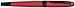 Cross Bailey Matte Red Lacquer Fountain Pen with polished black PVD appointments, Fine Nib