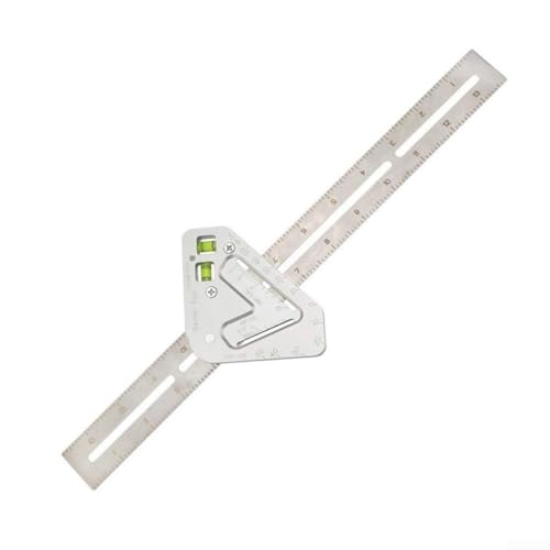 Regla Medidora Multifuncional para Carpintería de Acero Inoxidable miniatura 4