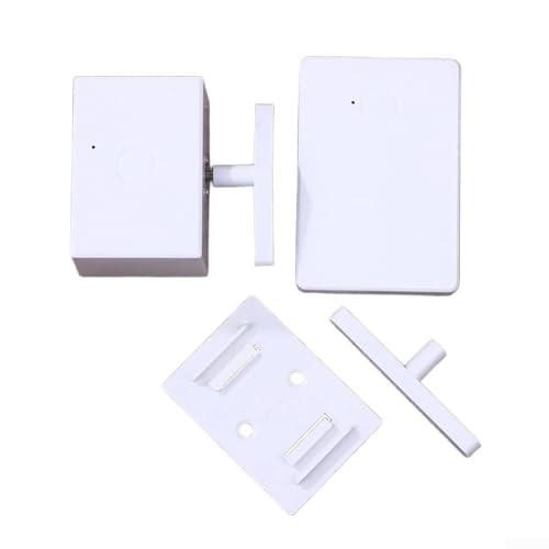 Botón de interruptor de luz con mando a distancia inalámbrico, unidad principal de 5 × 1.38 pulgadas + control remoto de 6.7 × 1.77 pulgadas, instalación sin cableado, alcance de 10-20 m, duración de