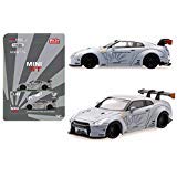 Mini GT 1/64 Liberty Walk Works Sora Nissan GT-R R35 Type I Zero Matte Grey Diecast Model Car MGT00003