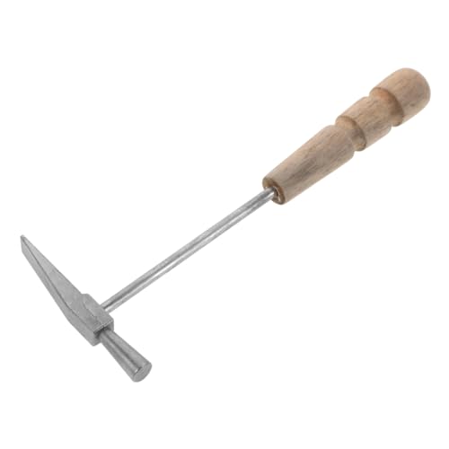 TOYANDONA チューニングハンマー 属製 ハンマー 木製ハンドル付き カリンバ メンテナンス 時計修理 ギター修理 木工用 小型工具
