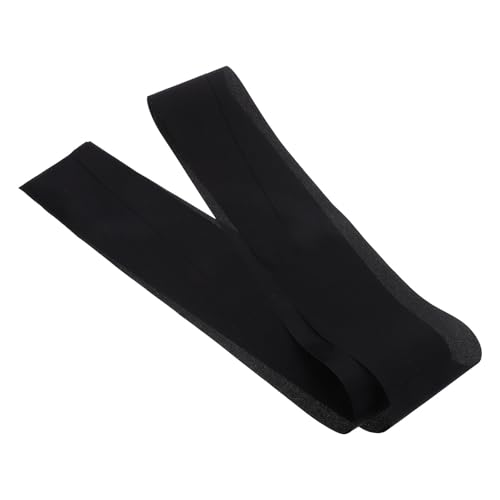 AMUSLESUR Faja de Satén Negra Minimalista para Crear Accesorios Personalizados Cómoda y Fácil de Usar para Decoración de Fiesta y Graduación