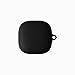 Geiomoo Silicone Case for Anker Soundcore Liberty 5, Soft Flexible Scratch Resistant Protective Cover with Carabiner (Black)