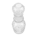 Style vintage sophistiqué : ajoutez une touche de sophistication à votre collection avec ce flacon de parfum miniature en verre vintage magnifiquement conçu, flacons de parfum vides vintage, flacon d'huile de parfum