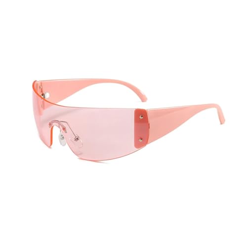 Lunettes de soleil sans monture UV400 cyclisme au design épuré chic