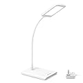 TROND Desk Lamp, Bright Dimmable Eye-Caring Table Lamp, 3 Color Modes 7 Brightness Levels, Flexible Gooseneck, Touch Control, Memory Function, Desk Light for Home Office Dorm Room Essentials