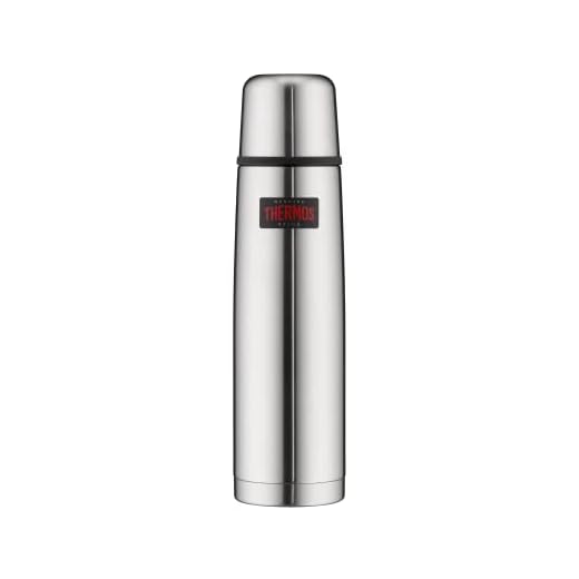 Thermos 185234 - Frasco térmico para Bebida, 1 L, Color Plateado