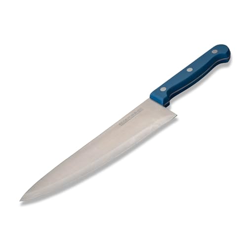 Fackelmann Kochmesser – 32 cm, Professionelles 20 cm Edelstahlklinge mit ergonomischem Griff für präzises Schneiden, Hacken & Wiegen, Reinigung per Hand