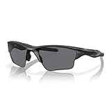 Oakley Half Jacket 2.0 XL OO9154 915412 62MM Matte Black/Grey Rectangular Sunglasses for Men+ Bundle Accessory Leash Kit, Microfiber Pouch