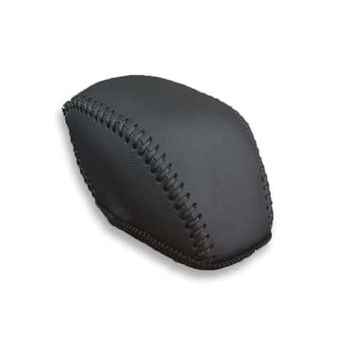 jieyoung Leather Gear Shift Knob Cover Compatible with RAV4 2019-2025 Highlander 2020-2024 Car Protect Accessories (Black)