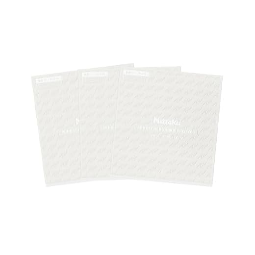 Generic Nittaku Table Tennis Rubber Protection Film, Adhesive PingPong Rubber Protect (3 Film Set)