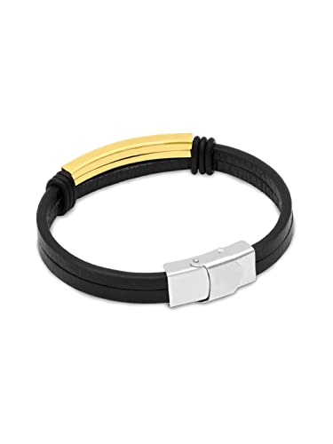 Yellow Chimes Leather Bracelet for Girls and Boys | Silicon Wristband | Unisex Accessories Jewellery | Birthday Gift