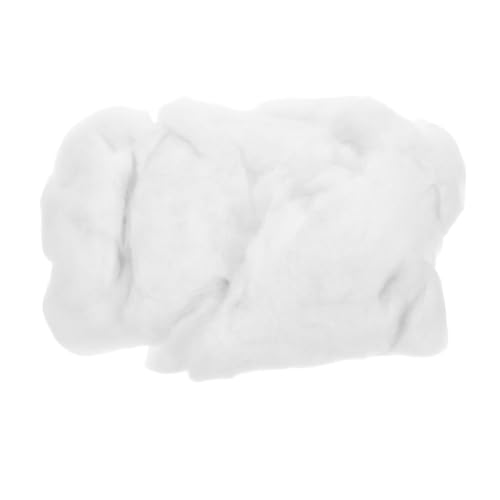 SEWACC Cotton Pillow Filling 200g Fiber Batting for Quilts Stuffed Animals and Crafts Soft Comfortable Machine Washable