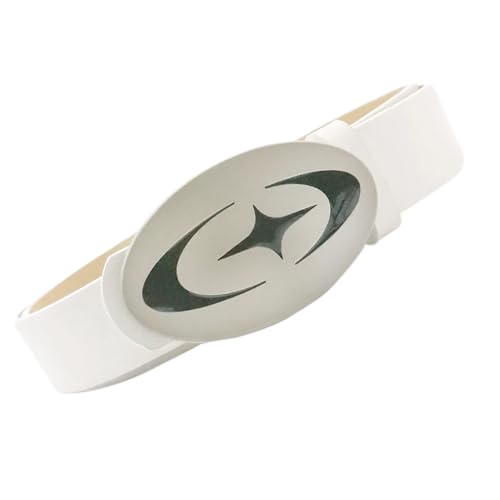 Lady Waist Belt Punk Chain Moon and Star Cowgirl Casual Star Buckle Retro Buckle Waist Chain Casual Belt